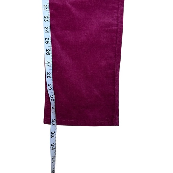 NWT Kut From the Kloth Dark Pink Corduroy Diana Skinny Pants. Size 12 - Picture 4 of 11